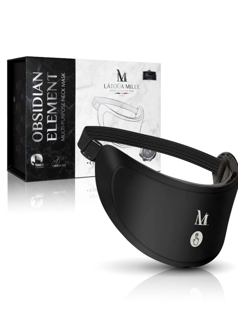 Latoua Mille Cordless Obsidian Element Multi-Purpose Neck Mask (Factory Sealed)